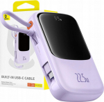 Baseus Qpow Pro+ 10000 mAh 22.5W fioletowy