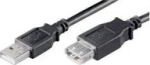 Wentronic goobay USB forl&aelig;ngerkabel 60cm Sort