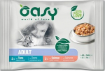 OASY Chunks in gravy Multipack Fish selection - wet cat food - 4x85g