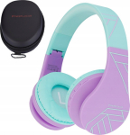 PowerLocus Bluetooth Headphones P1 Teal-Purple