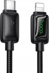Kabel USB Hoco Kabel USB C do Lightning Hoco PD 30W 1.2 m z LCD U146 czarny