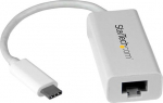 StarTech.com USB-C TO GIGABIT ADAPTER, W NATIVE DRIVER SUPPORT WHITE