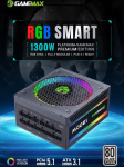 Gamemax PSU | RGB PRO 1300P | 1300 W | Platinum | Full Modular