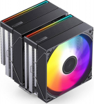 Jonsbo CB80 CPU-K&uuml;hler, Dual Tower, 2 x 120mm, PWM, RGB - schwarz