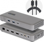 StarTech.com Startech - docking - USB4 / Thunderbolt 4 / Thunderbolt 5 - 2 x DP - 1GbE, 2.5GbE - 100 watt - Europa, UK
