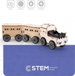 Extra Digital Wooden Assembly Kit Train, STEM Educational Toy