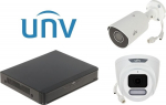 Uniview Recorder Monitoring Kit KIT-NVR501-04B+IPC2128LE-ADF28KM-H+IPC3624LE-ADF28 2 camera + recorder Uniview