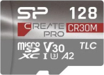 Silicon Power MicroSD Card 128GB UHS-1 CreatePro CR30M CL.10