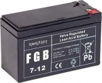 EMU Electronic BATTERY 12V 7AH VRLA/FGB7-12 EMU