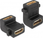 DELOCK HDMI Adapter A -> A Bu/Bu 90&deg; below