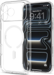 &Uuml;mbris Ultra Hybrid (MagFit), Apple iPhone 18 Pro Max / iPhone 17 Pro Max, l&auml;bipaistev valge MagSafe ringiga, Spigen