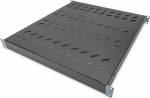 DIGITUS shelf 1HE 44x482x500-780mm bis 50kg black vari