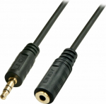 Lindy 2m Multimedia Audio Cable 3.5mm Male / 3.5mm Female