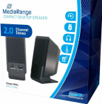 MediaRange Aktivbox Compact Desktop Speaker USB 2.0 black