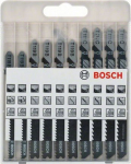 BOS Bosch Basic for Wodd jigsaw blade set 10szt. (2607010629)