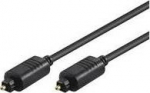 MicroConnect toslink M-M 2m Black, TOSLINK, 2 m, Black
