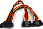 StarTech.com LATCHING SATA POWER Y SPLITTER,