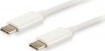 Equip Kabel USB-C3.2->C Gen2 4K PD60W St/St 2.00m white polybag