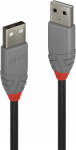 Lindy 0.2M USB 2.0 TYP A KABEL, ANTHRA LINE