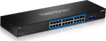TRENDnet 24-Port Gigabit Switch with 2 x 10G SFP+ Slots