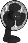 Platinet ventilaator 9", must (44744)