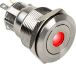 DimasTech vandalism switch/-taster 22mm, Silverline Dot - RGB