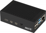 Joy-iT Aluminium case black for Raspberry Pi 4B