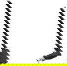 InLine - USB-Verl&auml;ngerungskabel - 24 pin USB-C (M) angled too 24 pin USB-C (W) - USB 3.2 Gen 1 - 3 A - 1.0m - supports power supply - Schwarz (35781)