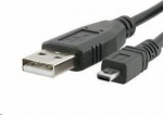 Cable USB PremiumCord USB-A - miniUSB 2 m Czarny (ku2m2d)