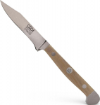 G&uuml;de Alpha vegetable knife 8 cm Olive Wood