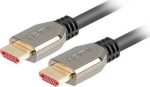 Kabel Lanberg HDMI - HDMI 1.8m srebrny (CA-HDMI-30CU-0018-BK)
