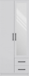 Topeshop ROMANA 80 BIEL L bedroom wardrobe/closet 5 shelves 2 door(s) White