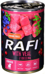 Dolina Noteci Rafi Junior with veal, cranberry, and blueberry - Wet dog food 400 g