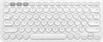 Log Logitech Multi-Device K380 - Tastatur - wirelessly - Bluetooth 3.0 - Deutsch - Off-White