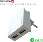 Swissten Premium Travel Charger 2x USB 3А 15W