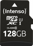 SD MicroSD Card 128GB Intenso SD-HC UHS-I with. SD- Adapter retail