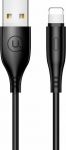 Cable USB Usams USB-A - Lightning 1 m Czarny (SJ266USB01)