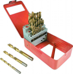 Silver drill bit METAL TITANIUM DRILL KPL.29szt. 1.5-27mm /SILVER EX10424