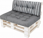 Hobbygarden PILLOWS LEO 1+1 ASH Z GRAY STRIPES