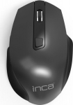 INCA Wrls Mouse 1600DPI/6Tasten/Laser/2.4GHzUSB-A sw retail