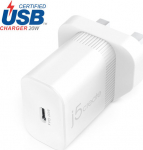 j5create 20W PD USB-C WALL CHARGER - UK