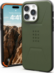 Kaitse&uuml;mbris Civilian MagSafe, Apple iPhone 15 Pro Max, oliivroheline, Urban Armor Gear (UAG)