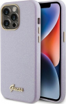 Guess Glitter Glossy Script Back Case for Apple iPhone 15 Pro Max