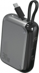 4smarts Powerbank Pocket 30W 10000mAh built-in cable USB-C 15cm