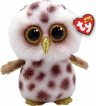 Meteor Mascot TY Whoolie Spotted Owl 15 cm