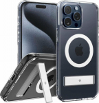 Spigen Caseology Capella MagSafe Kickstand, clear white - iPhone 15 Pro