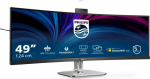 MMD-MONITORS & DISPLAYS PHILIPS 49B2U6903CH/00 48.8inch 5120x1440 VA Curved H/A 170mm SUPERWIDE USB-C 75Hz DP 2xHDMI USB HUB SPEAKERS webcam