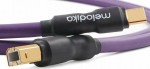 Kabel USB Melodika USB-C - USB-B 1 m Fioletowy (MELO-MDUCB10)