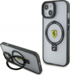 Ferrari Ring Stand MagSafe Back Case for Apple iPhone 15