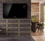 Carruzzo Q20F1 Glass panel heater black